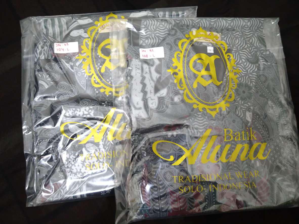 Kemeja Batik Pria Lengan Panjang Premium Modern Slimfit Aluna Alisan Prabu Pcw 108
