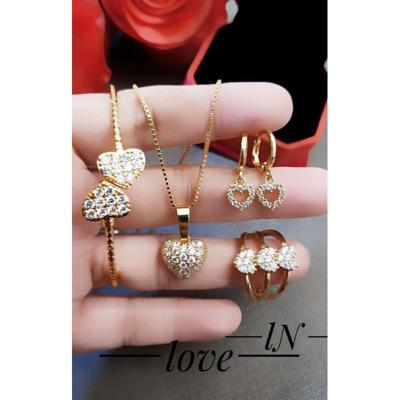 Xuping Set Perhiasan Love Gold SG4241