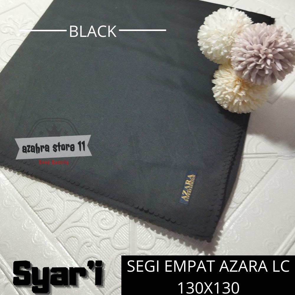 Hijab Segi Empat Oscara Syar'i 130x130 Laser Cut Voal Polos Jumbo