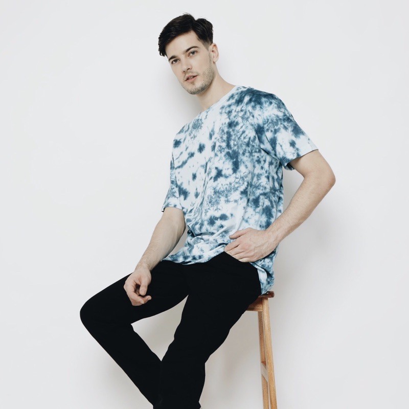 Lagoon Tie-Dyed Tee for Men