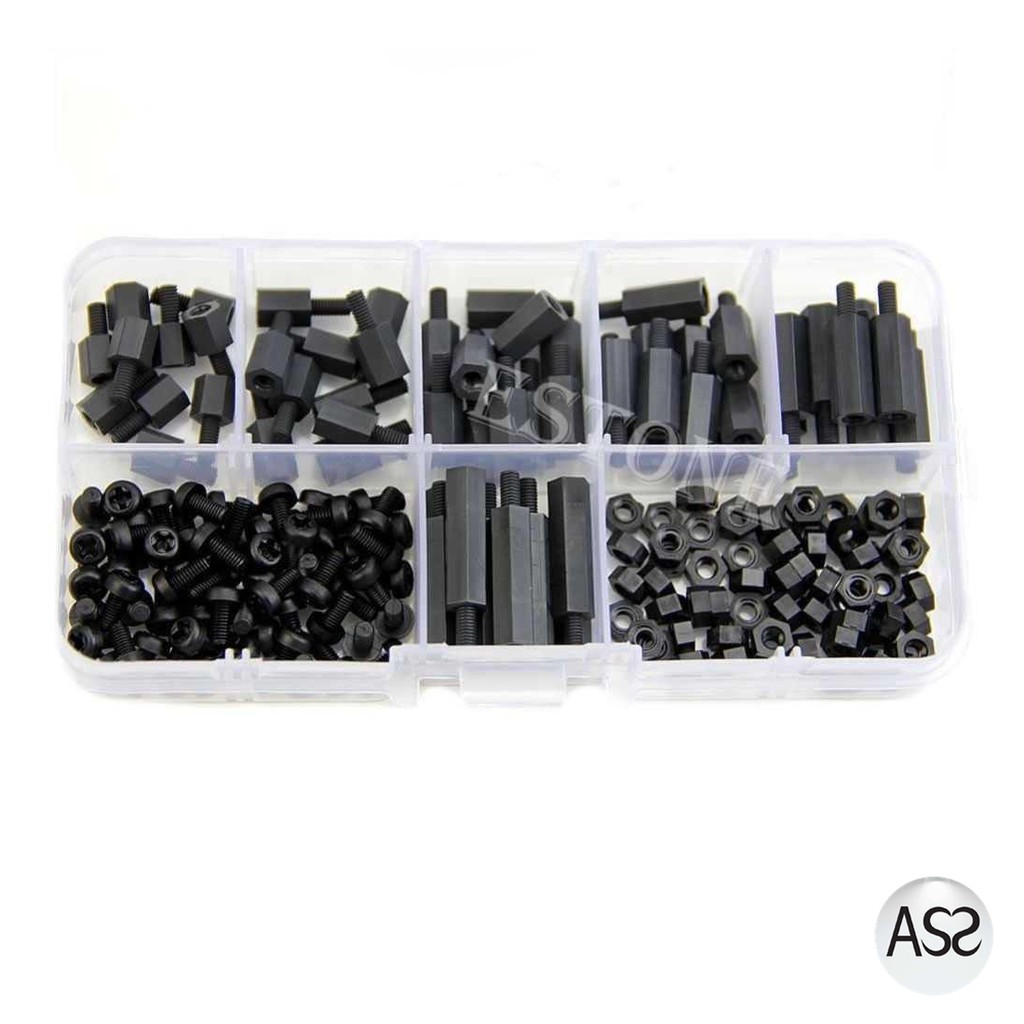 ASS Shop - XHHD Set Stand-off Spacer Kit Nylon M3 180 PCS - M3