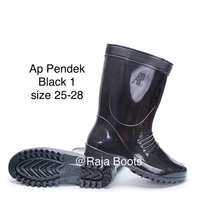 Ap Boot Pendek Hitam Termurah