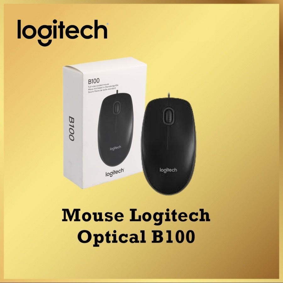 Mouse Logitech Optical B100 / Mouse Kabel Logitech B100