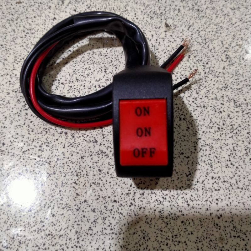 GROSIR  Saklar stang 3 tombol On on off Universal