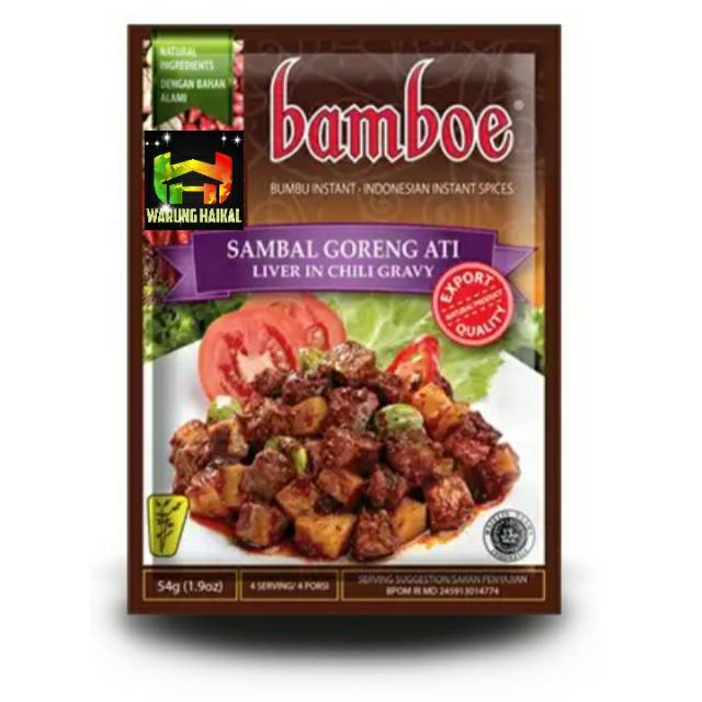 Bumbu Bamboe Bumbu Instan Sambal Goreng Ati Sambel Goreng Ati Shopee Indonesia