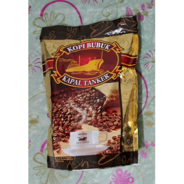 

Kopi bubuk halus cap Kapal Tanker 500gr