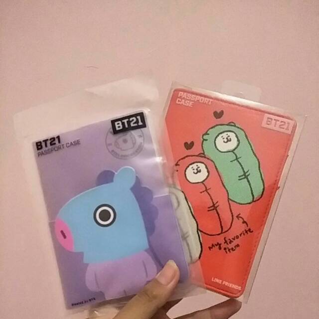 ORDERED BT21 Passport Case RJ and Mang