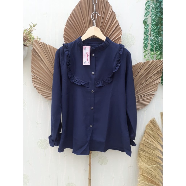 ATASAN KERAH REMPEL/BAJU ATASAN WANITA/ ATASAN WANITA/ATASAN PEREMPUAN/ ATASAN REMAJA CASUAL / PAKAIAN WANITA-4