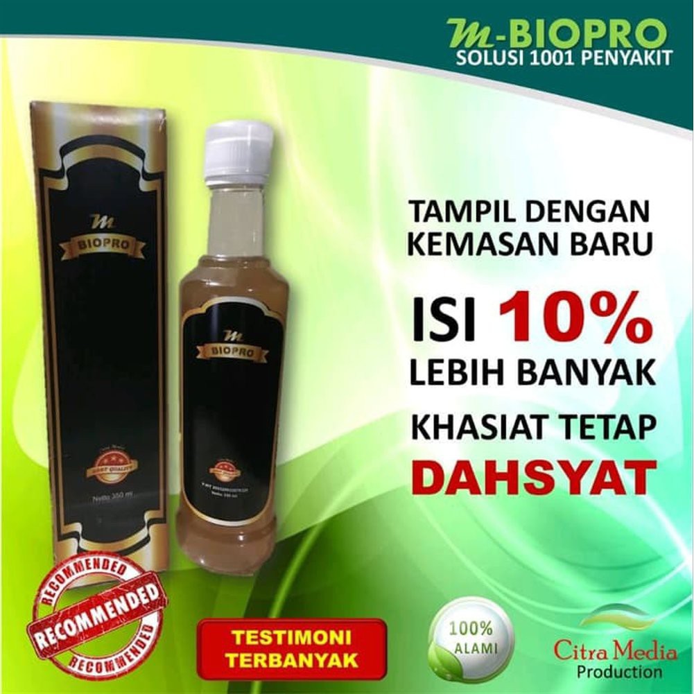 M BIOPRO ASLI HERBAL PROBIOTIK