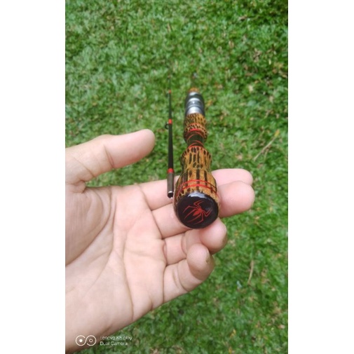 joran pancing udang gagang kayu Nibung stik fiber