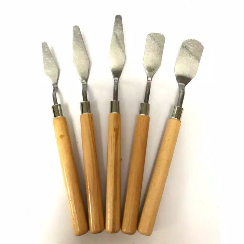 

Palette Knife Painting Spatula Pisau Set 5 in 1