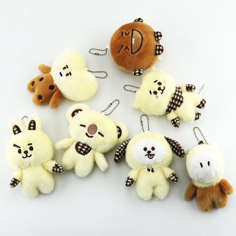 Charm Tas KPOP BTS 10cm TATA COOKY CHIMMY KOYA SHOOKY MANG RJ Liontin Gantungan Kunci Mewah