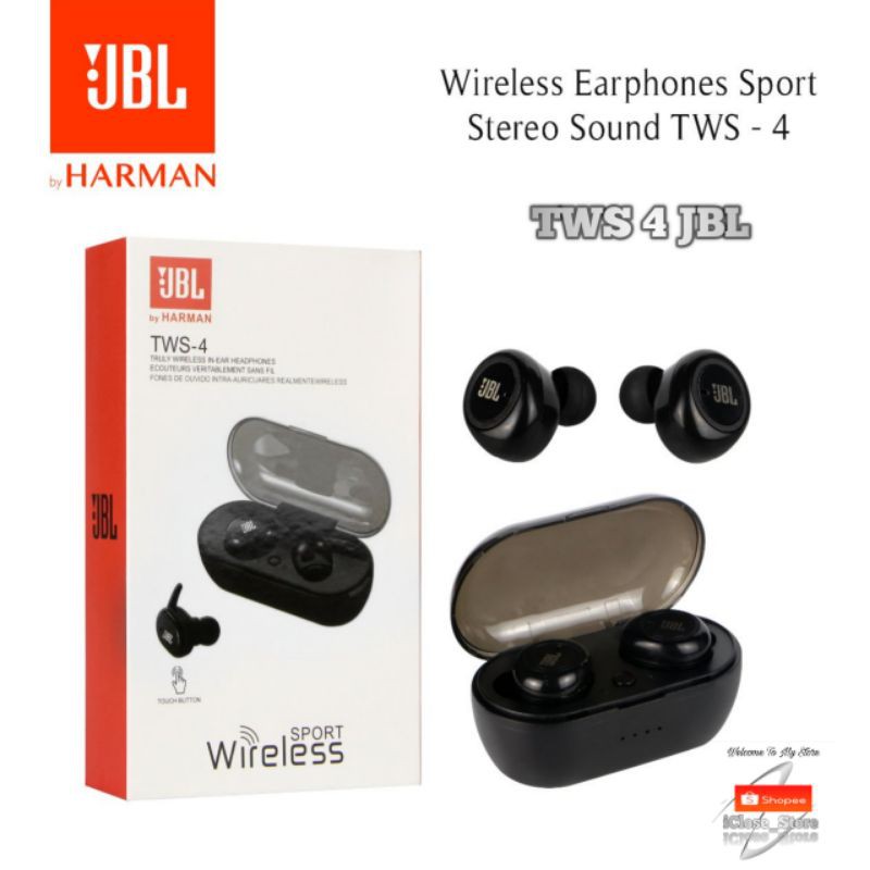 Earphone Bluetooth / Headset Bluetooth / TWS 4 JBL