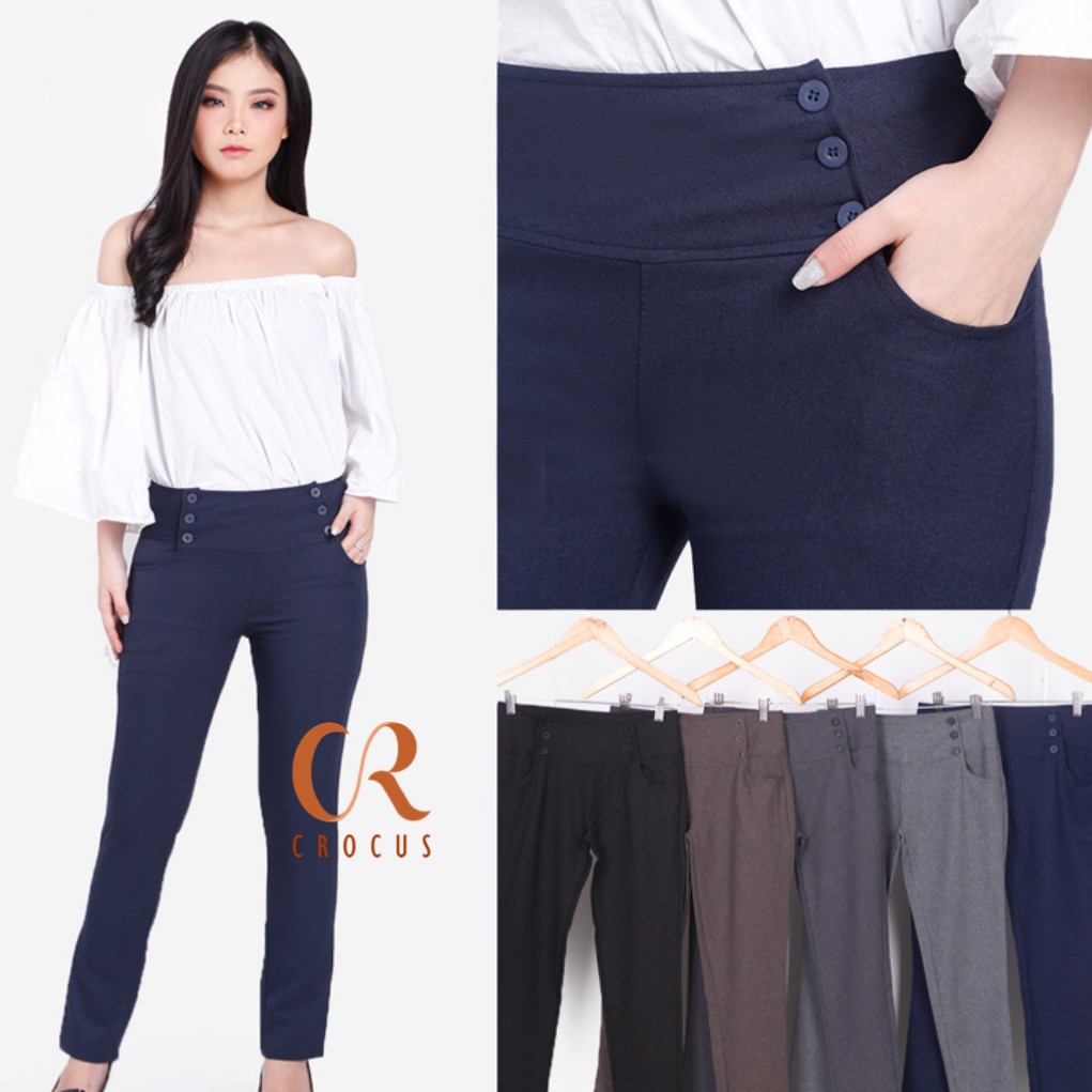 CS Celana  Kerja Eriu Baggy  Pants  American Drill Shopee  