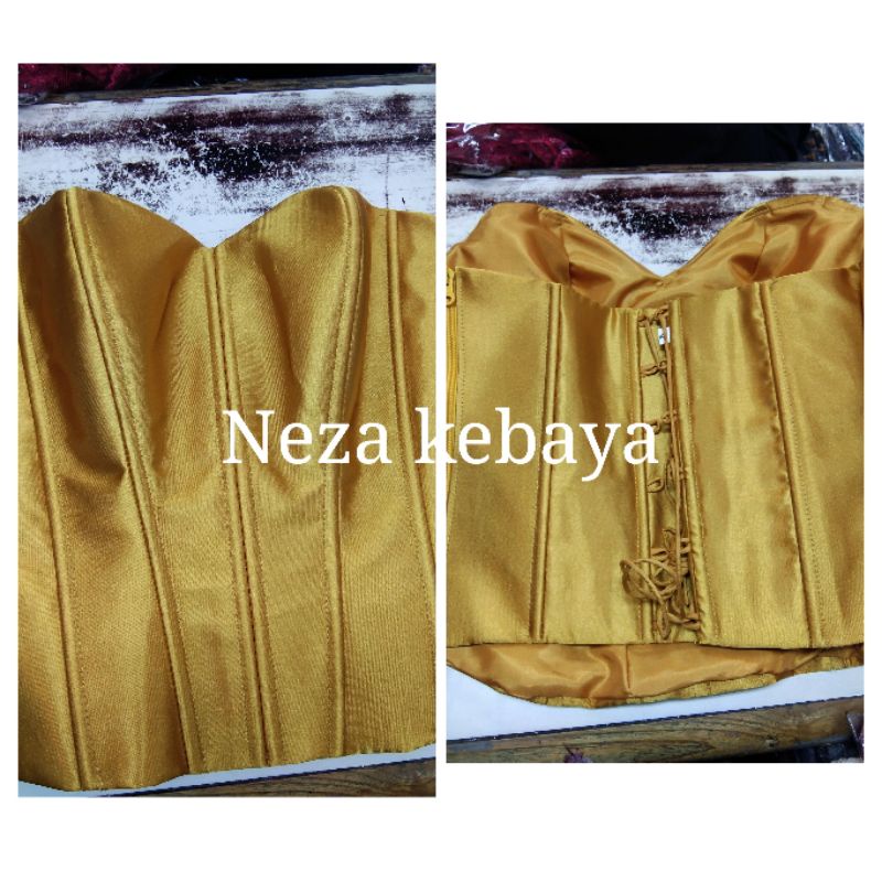 Cod Bustier satin//longtorso satin jumbo//longtorso satin pengantin//kemben //daleman kebaya