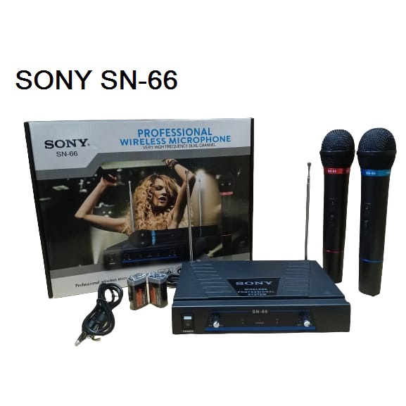 MIC WIRELESS SONY SN 66 PROFESSIONAL WIRELESS MICROPHONE