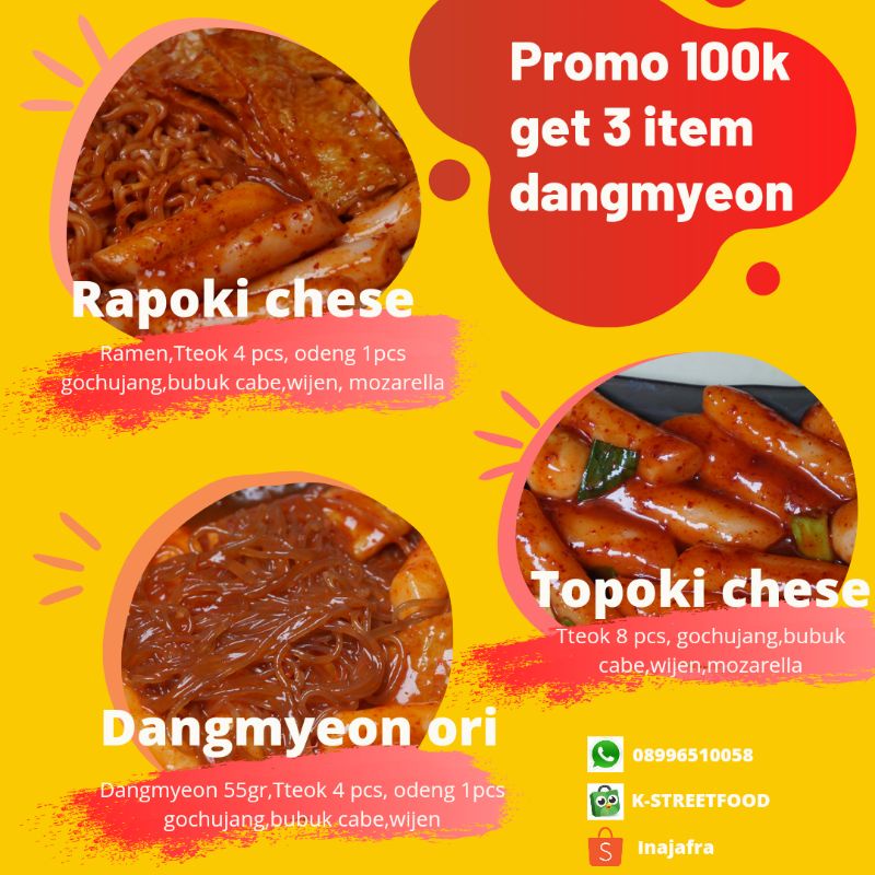 

promo 100k dangmyeon