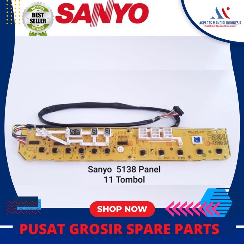 MODUL MESIN CUCI SANYO / DENPO DWF097 ( 5138-PANEL )