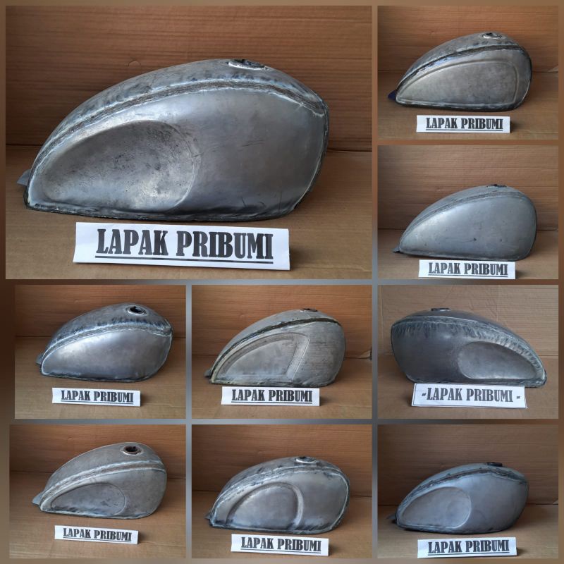 Tangki Costum Japstyle Triumph dekok polos bober bratstyle british W175