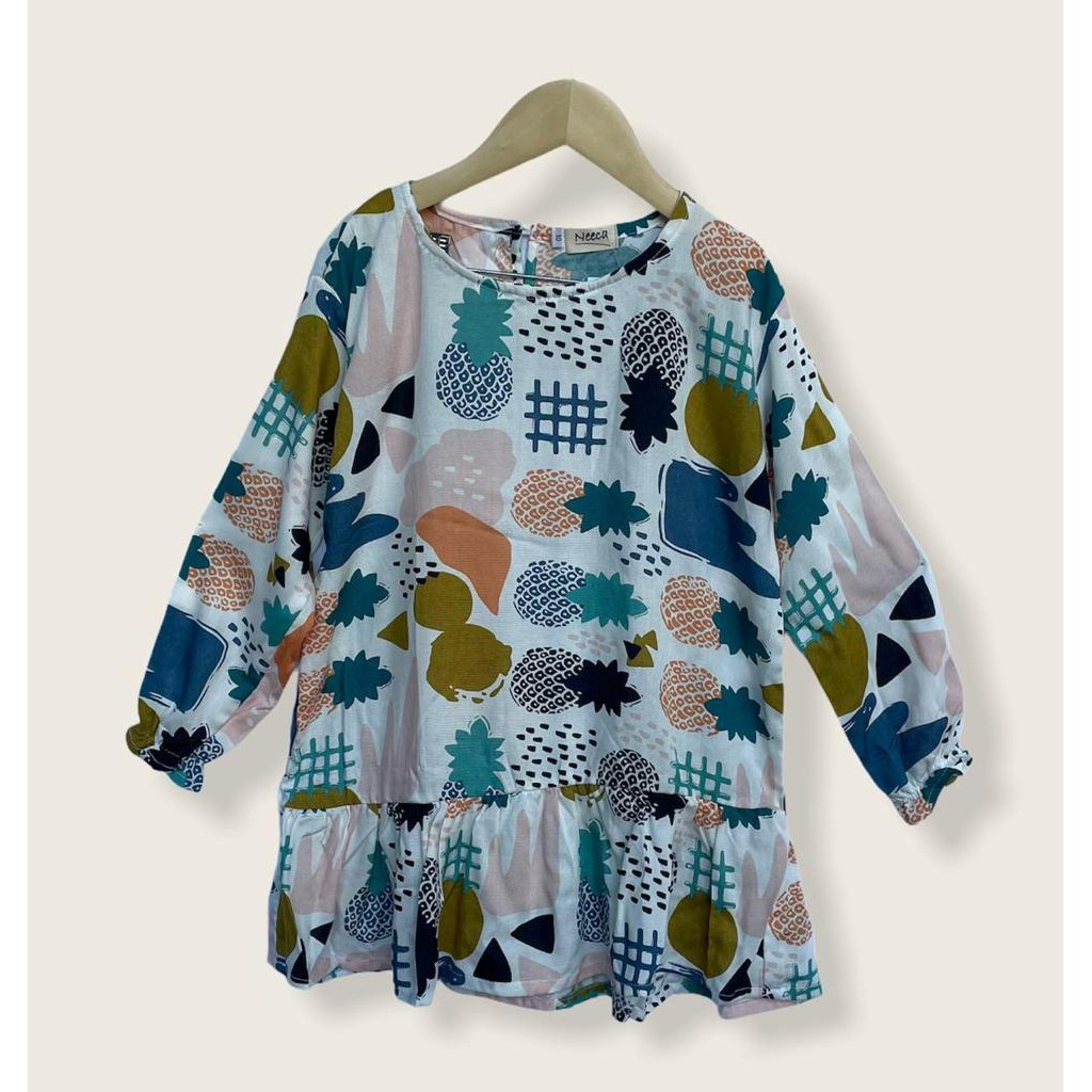 Tunik Anak Lala Tunik Rayon Anak Junior Neeca Kiddos Size 6-10 Tahun