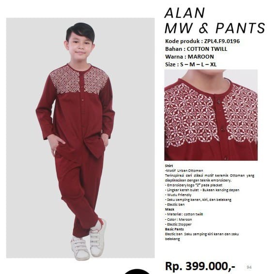 Baju koko Anak Setelan Anak Alan Set Kids Zoya Terbaru Gratis Masker