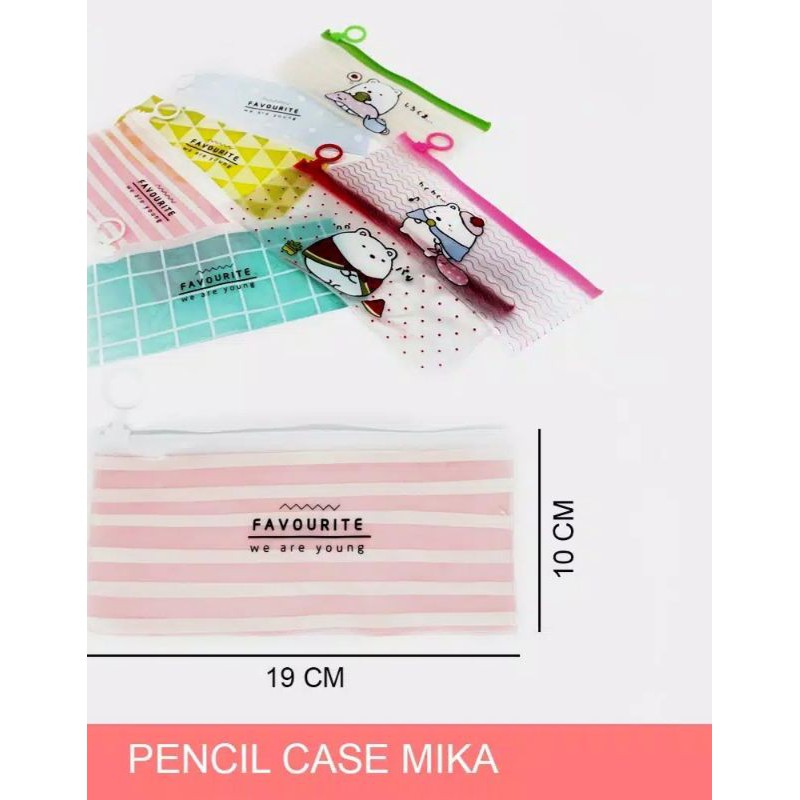 Pensil Case Mika / Tempat Pensil Mika / Pencil Bag Mika / Panther Pencil Case / Dompet Pensil