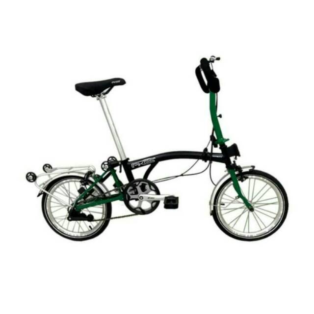 Element Pikes 5 speed stang / handle bar kupu black green army