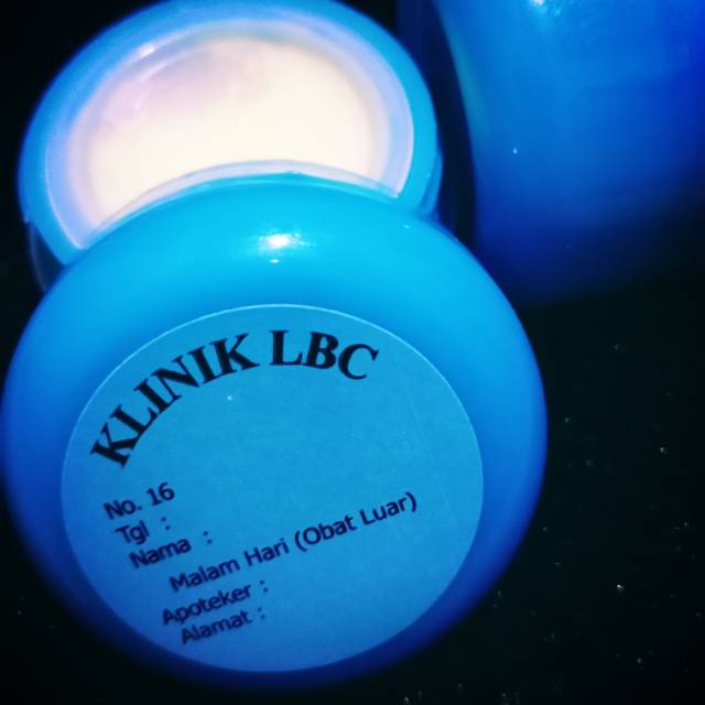 LBC cream malam no. 16 . Whitening cream dosis tinggi