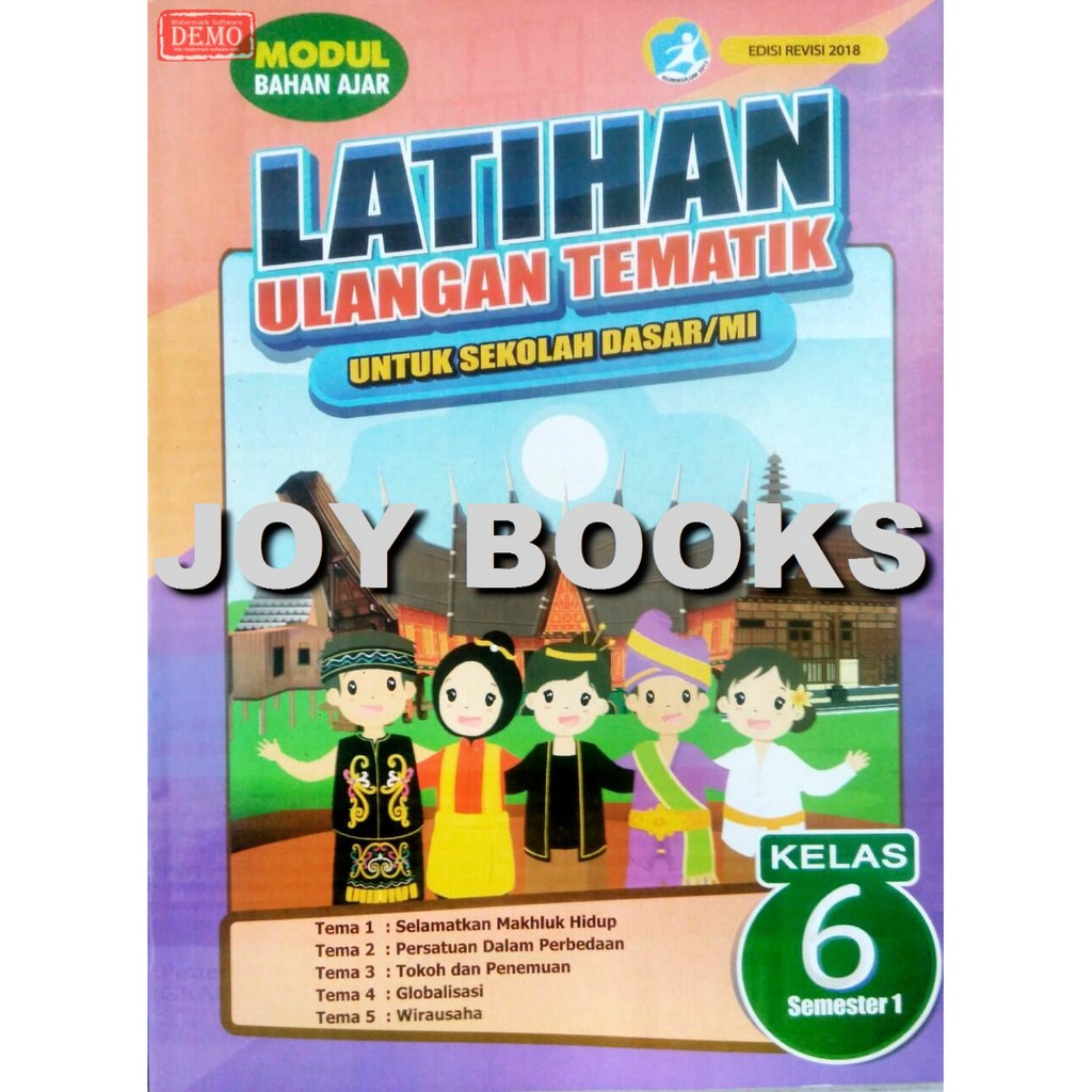 Modul Kelas 6 Sd Buku Latihan Soal Tematik Sd Kelas 6 Shopee Indonesia