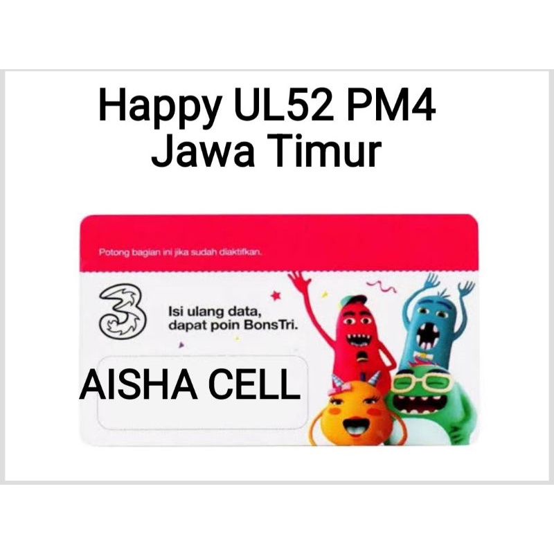 Voucher Tri PM4 22GB Unlimited Youtube Total 52GB