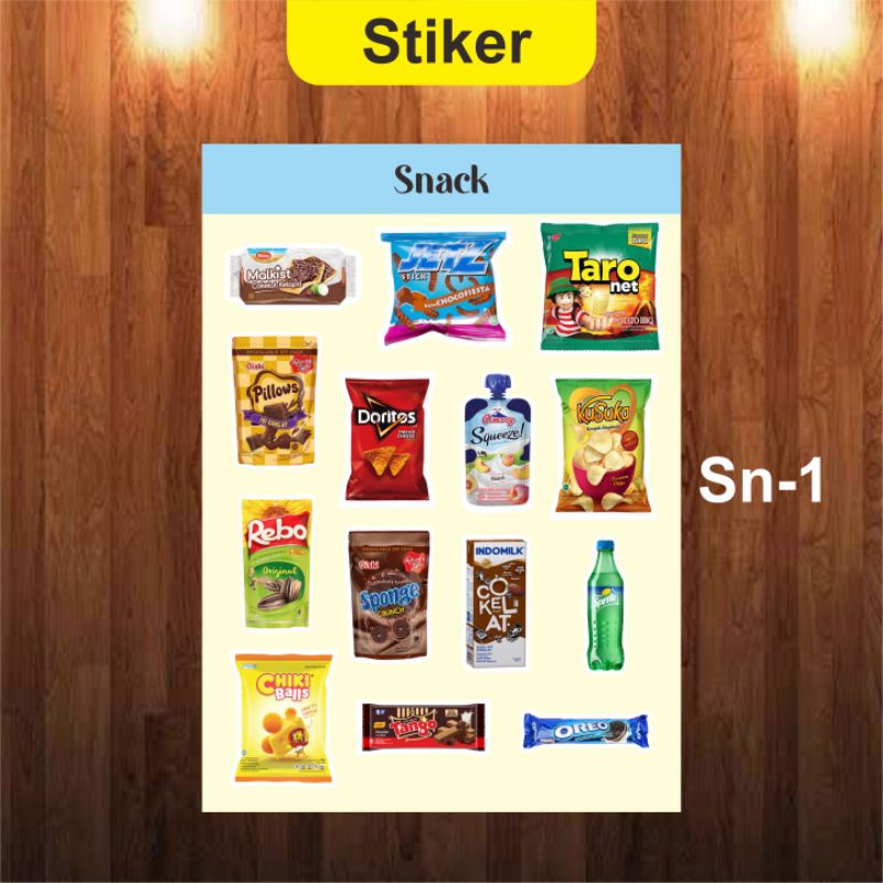

[STIKER JURNAL] SNACK