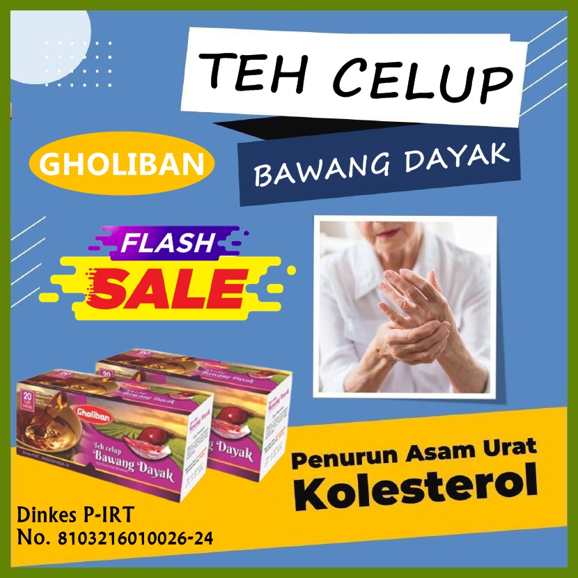 

FLASH SALE Teh celup bawang dayak asli kalimantan obat kolestrol asam urat darah tinggi Ampuh Gholiban