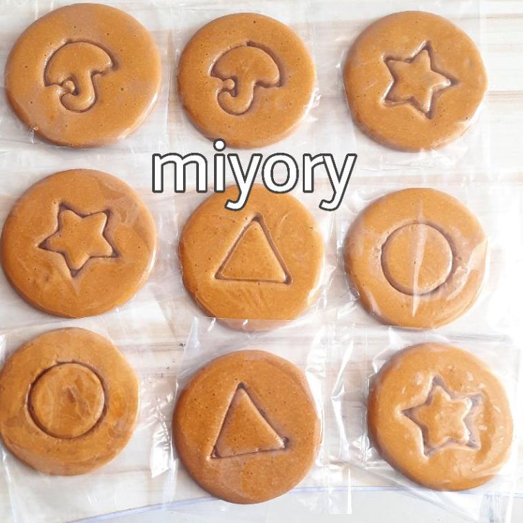 

Laris DALGONA CANDY , PERMEN SQUID GAME, PERMEN DALGONA 0LJ