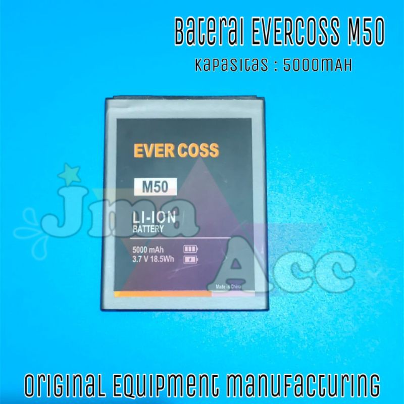 Baterai Evercoss M50 / M50 Star /A75B battery