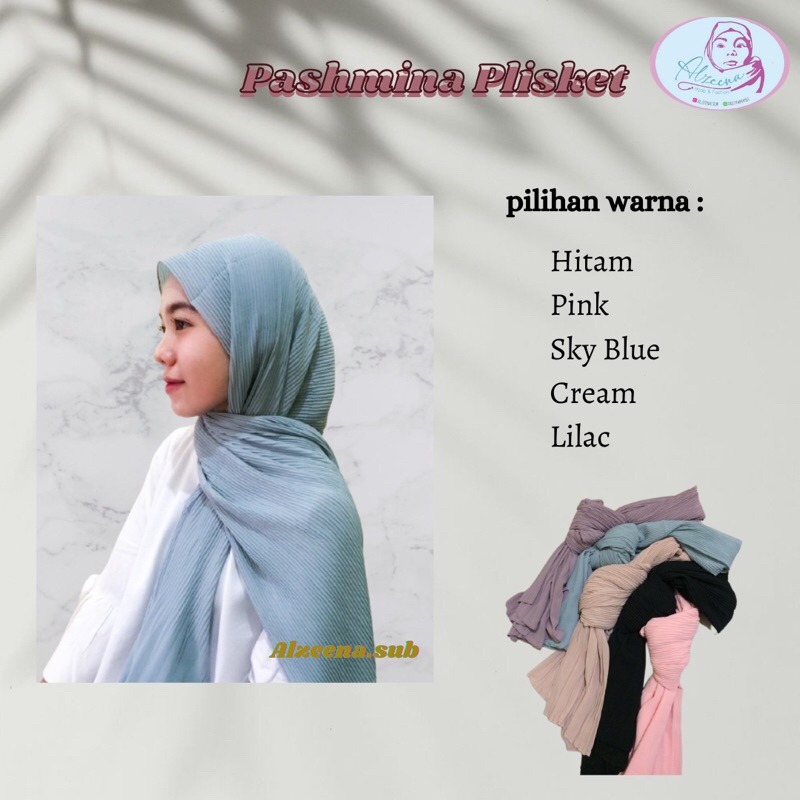 Pashmina ceruty plisket LIDI