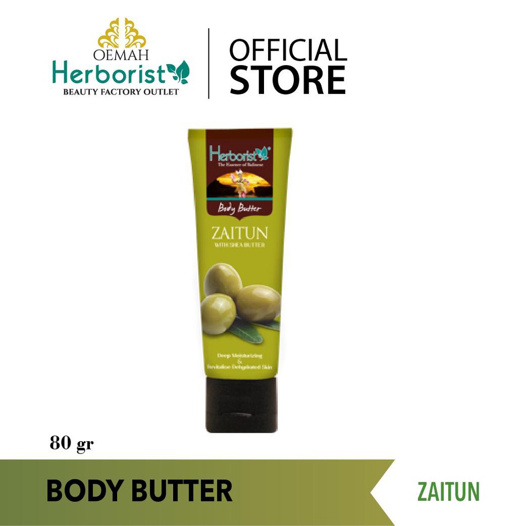 (BOSS) Herborist Body Butter 80 gr Kemasan Tube