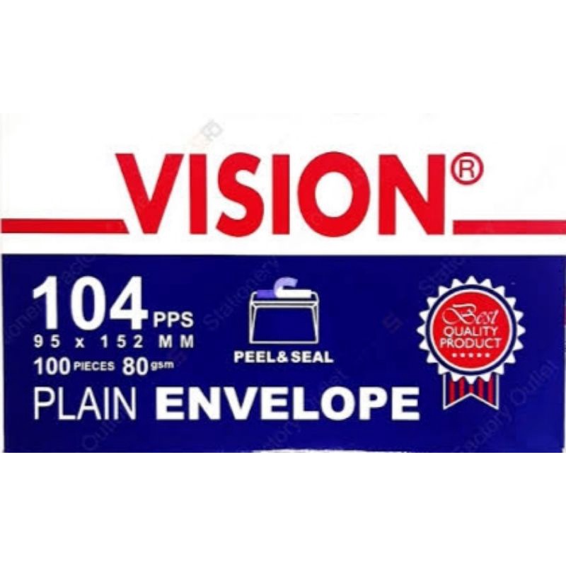

Amplop VISION AMPLOP TANGGUNG 95 x 152 mm