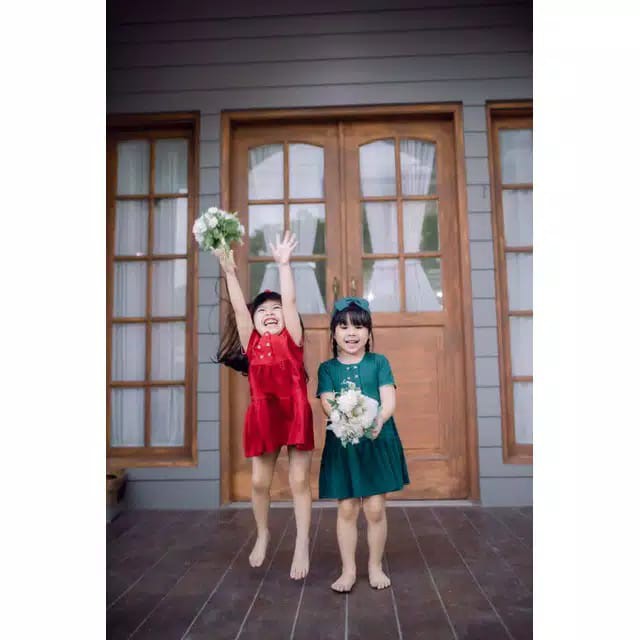 BOHO BABY MIA SHORT DRESS DRESS ANAK PEREMPUAN DRESS BAYI 0-7 Thn BOHOBABY BOHOPANNA