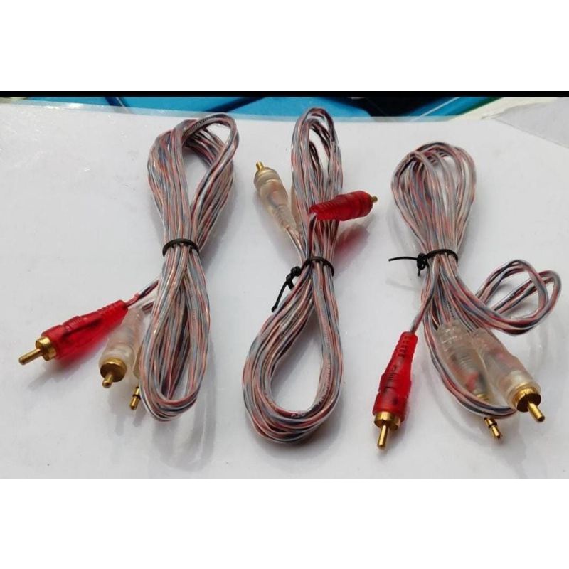 KABEL SALON AUDIO 2 IN 1 PANJANG 1'5M JACK SPEAKER AUDIO (DARI HP KE SPEAKER)