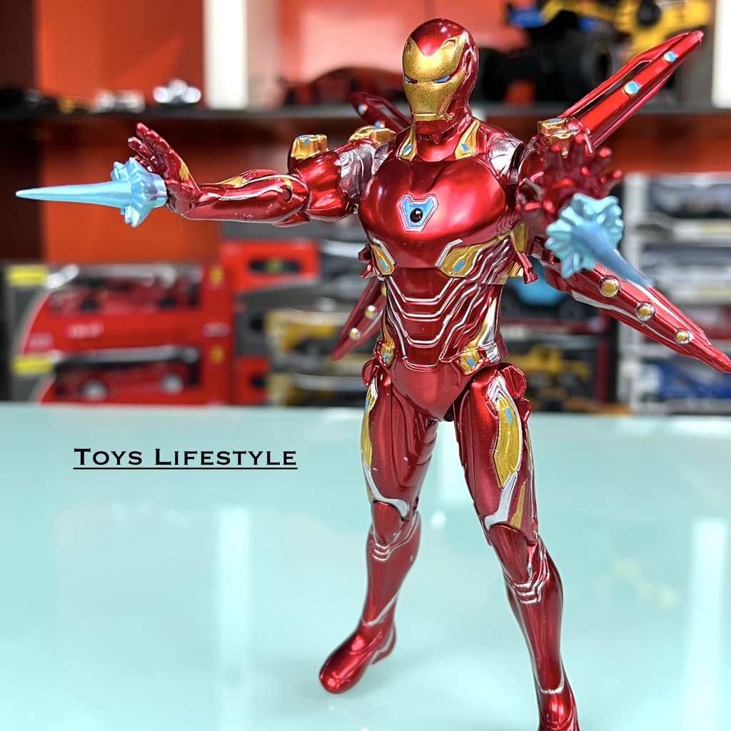 Pajangan Mainan Action Figure Iron Man Mark 50 MK 50 Avengers (Murah &amp; Bagus)