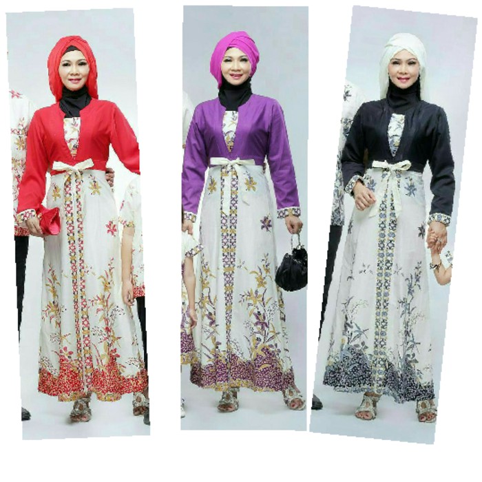 Promo Gamis Amira Anggrek | Pabrik Baju Batik Wanita  Grosir Murah Solo