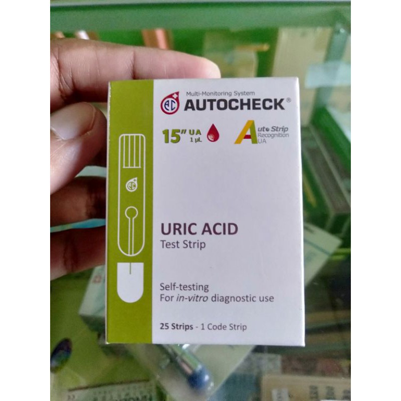 (COD) AUTOCHECK STRIP URIC ACID/TEST STRIP ASAM URAT