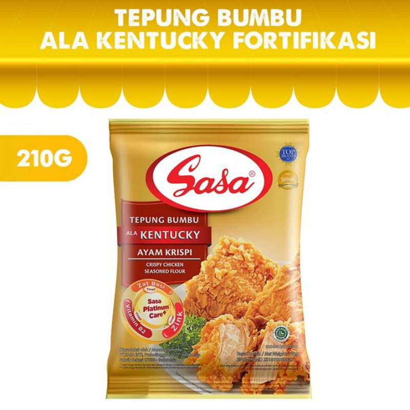 

Sasa Tepung Bumbu Ala Kentucky Fortifikasi 210 gram