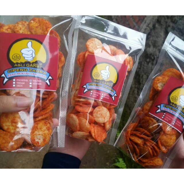

Cemilan Dari Garut Cipeng Maknyus ukuran 100 gr