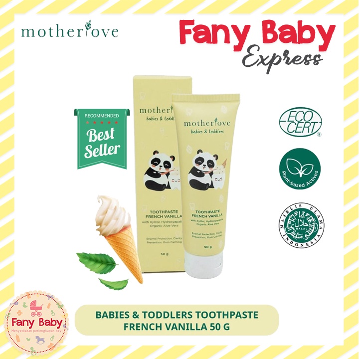 MOTHERLOVE TOOTHPASTE BABIES &amp; TODDLERS / 50GR | MOTHERLOVE