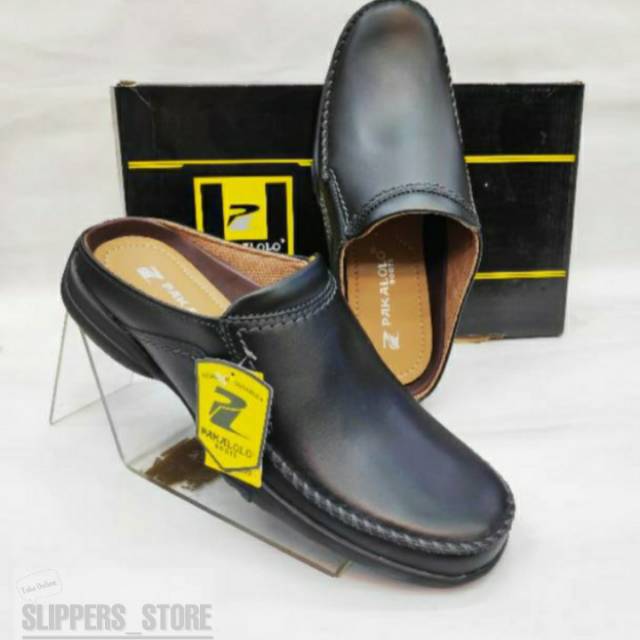 Sepatu Kulit Slop Pria Pakalolo N0868 Original