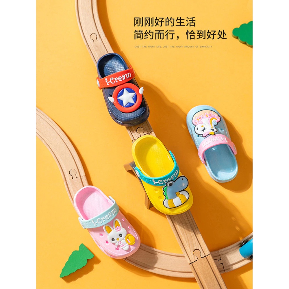 Sandal Slop Anak Anti Slip Sandal Anak Motif Lucu Kids Slippers