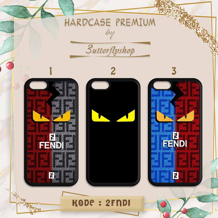 Hardcase Fendi Monster casing case Oppo Vivo Realme Redmi Xiaomi Samsung iphone