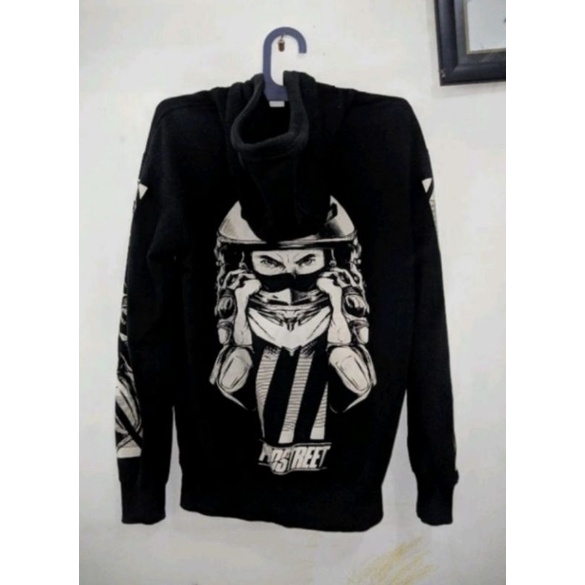 HOODIE ZIPPER PROSTREET HELMET SIZE M