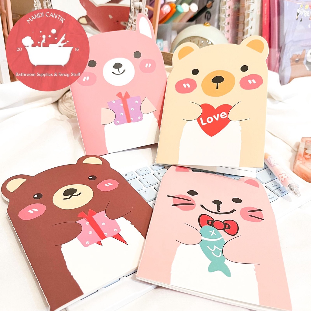 

notebook A6 mini zoo buku note diary lucu imut alat tulis kantor termurah perlengkapan kantor COD termurah bagus